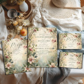 アールヌーボーインスパイアフローラ結婚交響曲 出欠カード