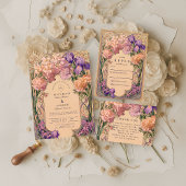 Art Nouveau Floral Wedding セーブザデート