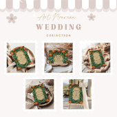 Art Nouveau Pumpkin Wedding サンキューカード