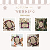 アールヌーボー結婚シスル サンキューカード