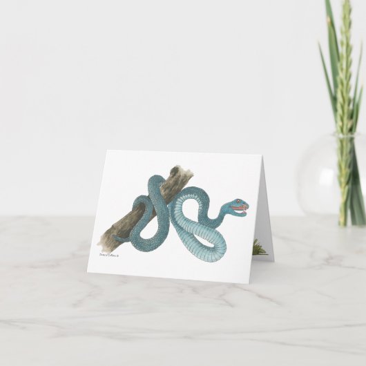 Collection Austrailian snake Note Card カード (正面)