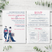 オーストラリアのカップル エンクロージャーカード (この独立クリエイターのコレクションをカスタマイズ。)