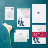 オーストラリアのカップル 出欠カード (この独立クリエイターのコレクションをカスタマイズ。)