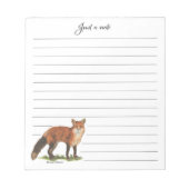 Collection Australian Fox Note Pad ノートパッド (正面)