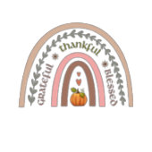 レトロハーベストハッピーサンクスギビング ポスター