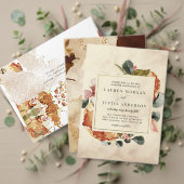 秋感じエレガントフローラ差出人住所 ラベル (この独立クリエイターのコレクションをカスタマイズ。テスト)