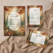 シンプルエレガントイニシャルモノグラム 招待状ベリーバンド (この独立クリエイターのコレクションをカスタマイズ。)