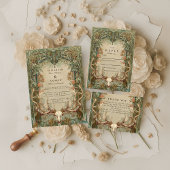 Autumn Woods Rustic Wedding セーブザデート