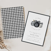 少しブーが来たぞ！プライド赤ちゃんシャワー 招待状