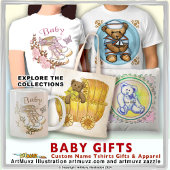 ベビーガールファースト・シューズ コーヒーマグカップ