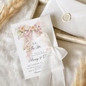 Baby in bloom Floral Bow Girl Baby Shower  ギフトタグ