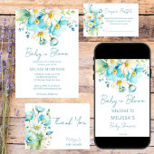 ベビー開花春夏の赤ちゃんシャワー ラウンドシール