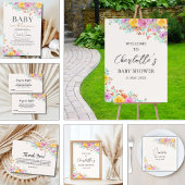 Baby in Bloom Wildflowers Floral Baby Shower フェイバーボックス