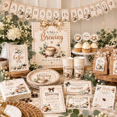 Baby is Brewing Books for Baby 招待状 挿入カード