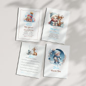 Baby It’s Cold Outside Winter Baby Shower 招待状