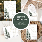 Baby It's Cold Outside 冬のベビーシャワー招待状 招待状