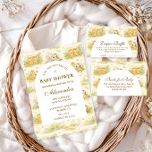 Baby Jungle Animals Diapper Raffle エンクロージャーカード