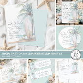 Diaper Raffle Beach Baby Shower 台座サイン