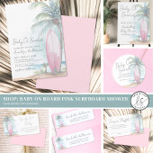 Books For Baby Beach Baby Shower エンクロージャーカード