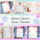 チームブルーバルーン性別の表示 ラウンドシール