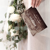 ストリングライト付きバーン垂木テーブル番号 招待状