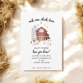 タンギンガムファルミヤードファームアニマル納屋周囲の庭誕生日 招待状