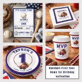 Baseball First Year Down 1st Birthday 横断幕