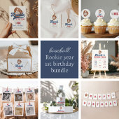 野球グローブファースト誕生日招待状 招待状