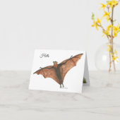 Collection Bat Note Card カード (黄色い花)