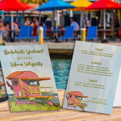 ピンクのライフガード バイブス バチェロレッテ ウィークエンド キャップ