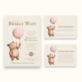 Whimsical Bear Baby Predictions Game チラシ