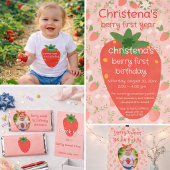 Berry First Birthday Time Capsule Notepad ノートパッド