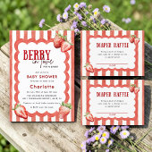 赤いイチゴの「Berry in Love」ベビーシャワー 