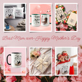 お最高の母さんお母さん、お子さん、お花カスタムさん フリースブランケット