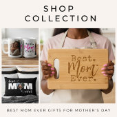 Best Mom Ever Photo Collage Birthday Mother's Day カード
