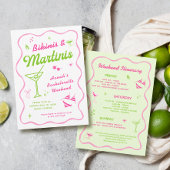 手書きビキニ&マルチニスバチェロレッテ ビーチタオル