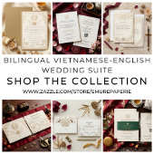 ベトナム語英語二か国語表記THẺ PHÚC ĐÁP 出欠カード