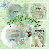 花と蝶あなたの写真の招待状を追加 招待状