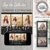 2フォトニューアドレス白黒スクリプトの卒業 サンキューカード