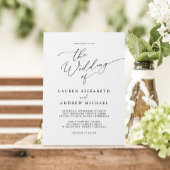 ビーフブラックミニマル結婚リストのテーブル番号 テーブルナンバー