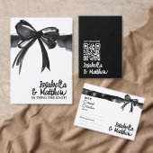 白黒の水色の弓の男結婚の好意 ビールラベル (この独立クリエイターのコレクションをカスタマイズ。)