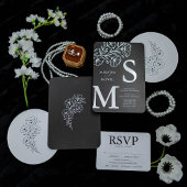Black And White Wedding Save The Dates セーブザデート