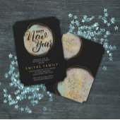 ブラック金ゴールドグリッター新年のパーティー フェイバーボックス