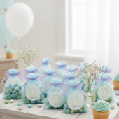 Watercolor Teddy Bear Balloon Party ペーパープレート