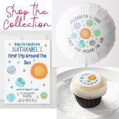 ファーストトリップザのまわりにサン誕生日紙ナプキンス スタンダードカクテルナプキン