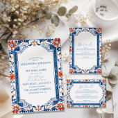 青地中海のイタリアンタイル結婚ズ セーブザデート