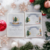 くるみクラッカーのクリスマスベビーシャワーホットココアバー ポスター