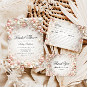 赤面真珠どのように多くのキスブライダルゲーム エンクロージャーカード