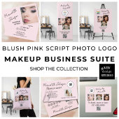Modern Makeup Artist Professional Photo QR Codes 名刺