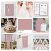Blush Pink Timeless Wedding RSVP